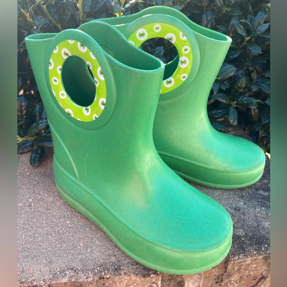Rain Boots Okabashi Green Toddler Boy Size 11